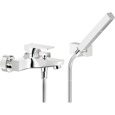 Miscelatore esterno per vasca con doccino Nobili serie Seven SE124110CR  Cromato - Ottone