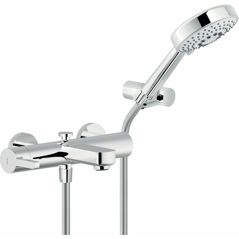 Miscelatore esterno per vasca monocomando con doccino Nobili serie Lira LR116110CR  Cromato - Ottone