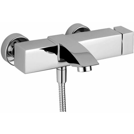 Miscelatore esterno per vasca Paffoni serie Level LEC022CR  Cromato - Ottone