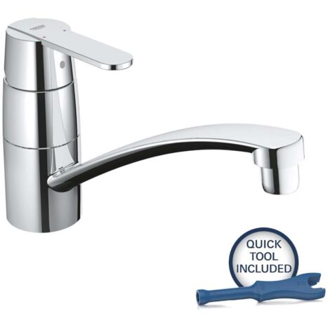 Miscelatore grohe per lavello serie get cromato