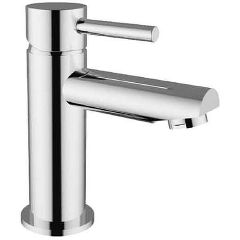 Miscelatore in Ottone Cromato per Lavabo - Design Moderno - Finitura Cromata