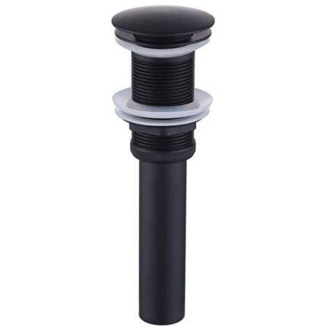 Miscelatore in ottone nero - Scarico per lavabo - Senza troppopieno