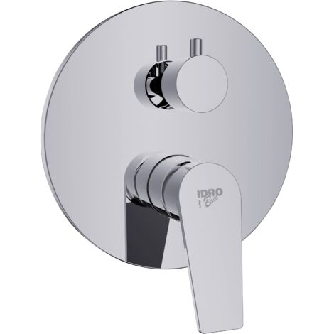 Miscelatore Incasso Doccia con Deviatore Serie Milton Cromato