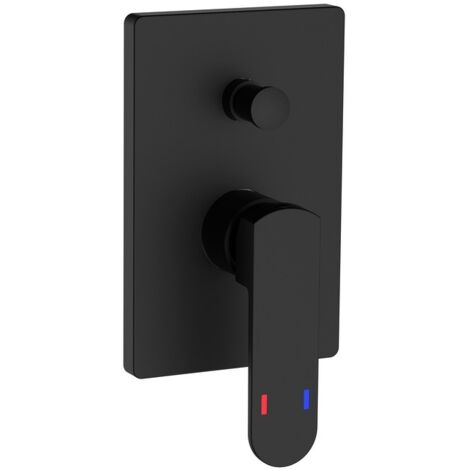 Miscelatore Incasso Doccia con Deviatore Serie Rover Nero