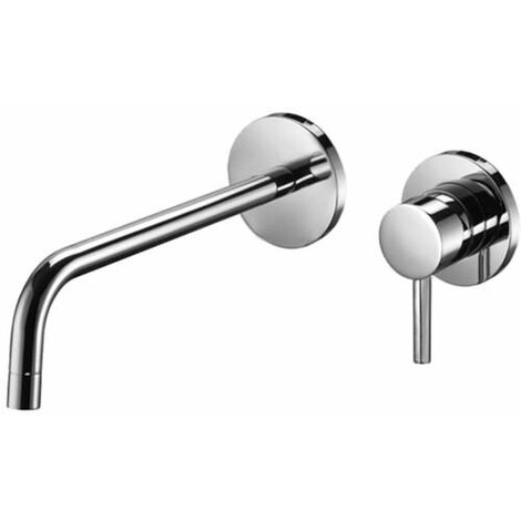 Miscelatore incasso lavabo con bocca l. 248 mm Paffoni serie Birillo BI106CR70  Cromato - Ottone