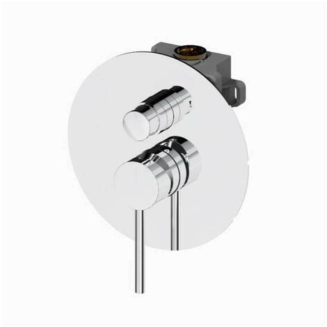 Miscelatore incasso per doccia 2 VIE con deviatore manuale Gattoni Circle One