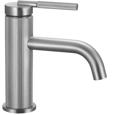 MISCELATORE INCASSO PER LAVABO REA ARGON LOW BRUSHED NICKEL