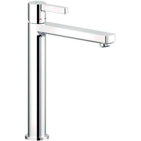 Miscelatore lavabo a bacinella con scarico 1 1/4” Nobili serie Lira LR116128/2CR  Cromato - Ottone