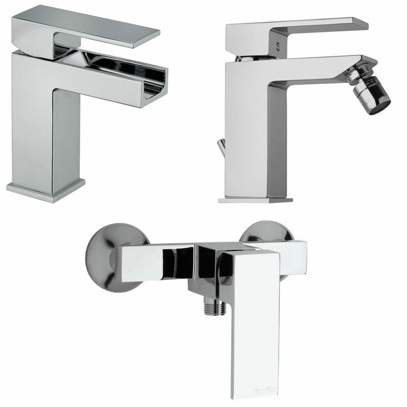 Miscelatore Lavabo a Cascata Bagno, Bidet Ed Esterno Doccia Infinity