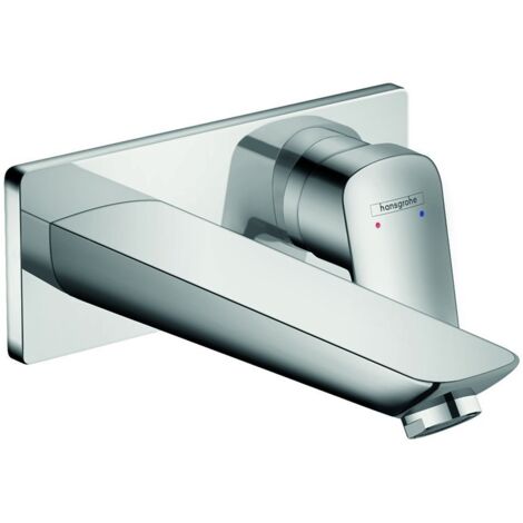 Miscelatore Lavabo a Muro Hansgrohe Logis Monocomando Cromo 71220000 Cromo