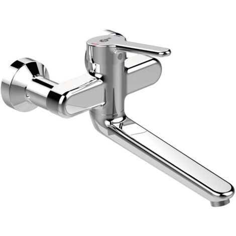 Miscelatore lavabo a parete CERAPLUS 2 AP, bocca 200 mm cromo IDEAL STANDARD