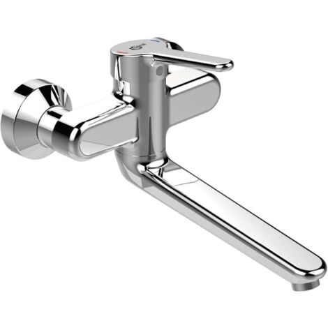 Miscelatore lavabo a parete CERAPLUS 2 AP, bocca 200 mm cromo IDEAL STANDARD