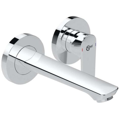 Miscelatore lavabo a parete CONNECT AIR UP kit 2, sporgenza 185 mm cromo IDEAL STANDARD