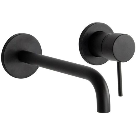 Miscelatore lavabo a parete da incasso colore nero opaco F3051NLX9NS - -  FIMA CARLO FRATTINI - -