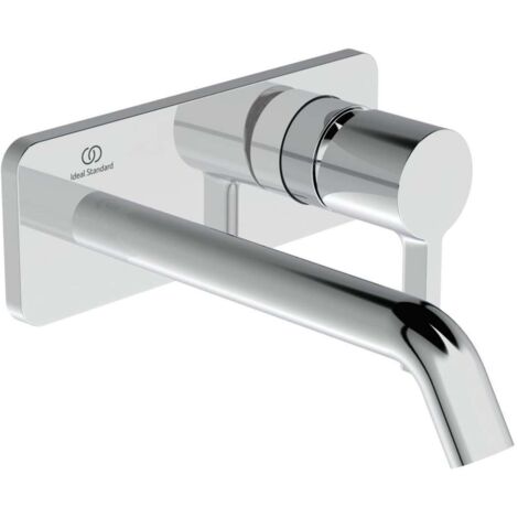 Miscelatore lavabo a parete JOY sporgenza 180 mm cromo kit 2, rosetta quadrata IDEAL STANDARD