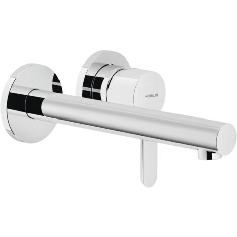 Miscelatore lavabo a parete senza placca Nobili Abc AB87199/1CR  Cromo
