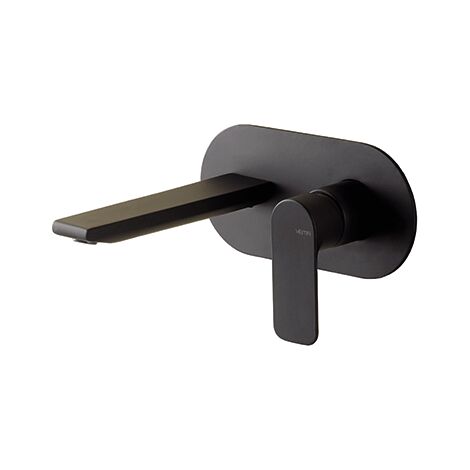 Miscelatore lavabo a parete Vema SLATE V14050 Nero Opaco