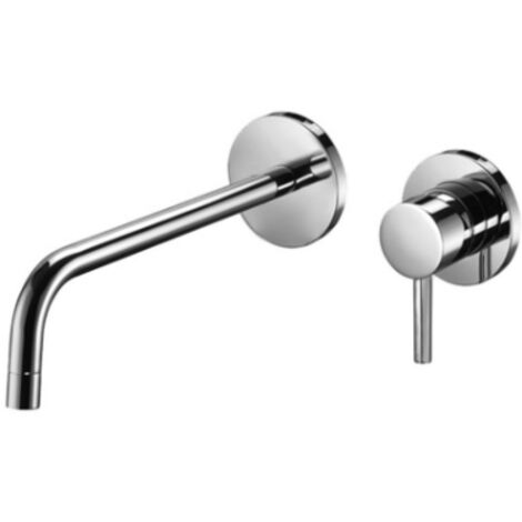 Miscelatore lavabo ad incasso con bocca l. 178 mm Paffoni serie Birillo BI105CR70  Cromato - Ottone