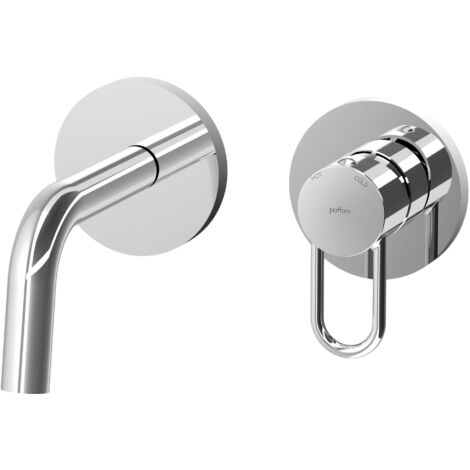 Miscelatore lavabo ad incasso con bocca l. 178 mm Paffoni serie Joker JK105NO70  Ottone - Nero opaco