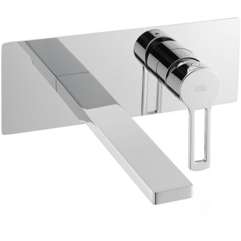 Miscelatore lavabo ad incasso con bocca l. 200 mm Paffoni serie Ringo RIN105CR  Cromato - Ottone