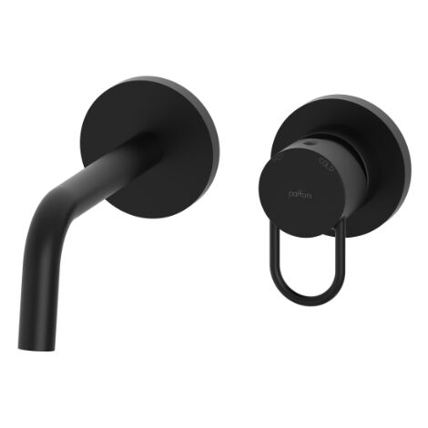 Miscelatore lavabo ad incasso con bocca l. 248 mm Paffoni serie Joker JK007NO70  Ottone - Nero opaco