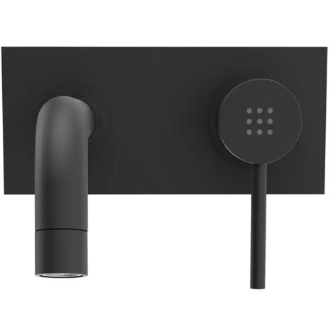 Miscelatore Lavabo ad Incasso in Ottone Nero Opaco Mod. Ava