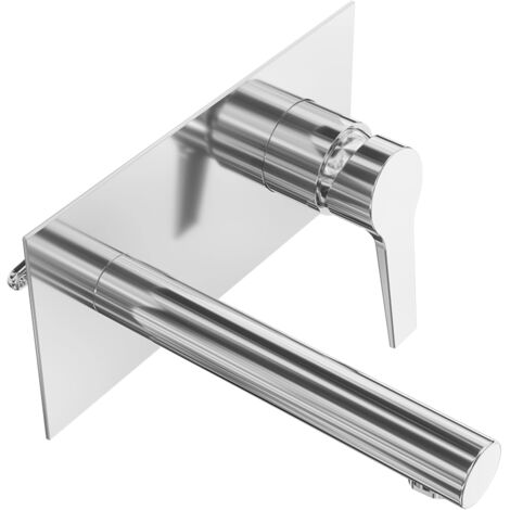 Miscelatore Lavabo ad Incasso senza Scarico in Ottone Cromato Mod.Sophia