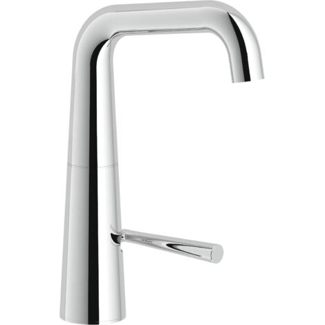 Miscelatore lavabo alto 260 mm con bocca girevole Nobili Likid LK00118/2 | Cromo - Piletta clic clac 1"1/4