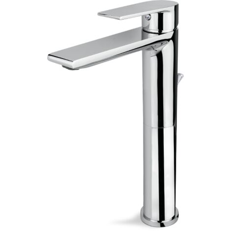Miscelatore lavabo alto con scarico Cromato Vema TIMEA V16020