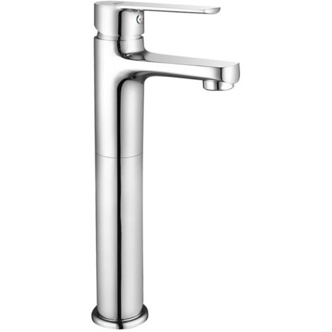 Miscelatore lavabo alto cromato lucido in ottone serie Juliette