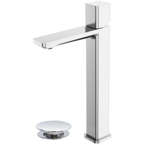 MISCELATORE LAVABO ALTO CROMO LOTUS.