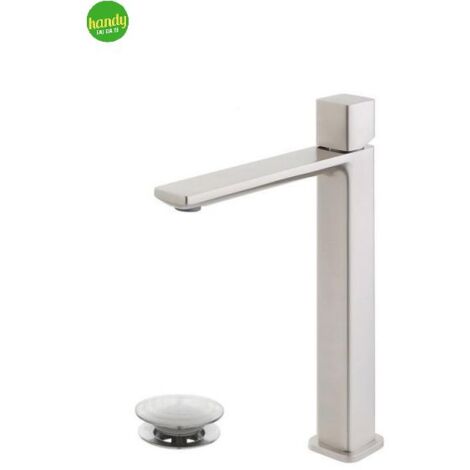 MIscelatore lavabo alto Feridras Lotus spazzolato