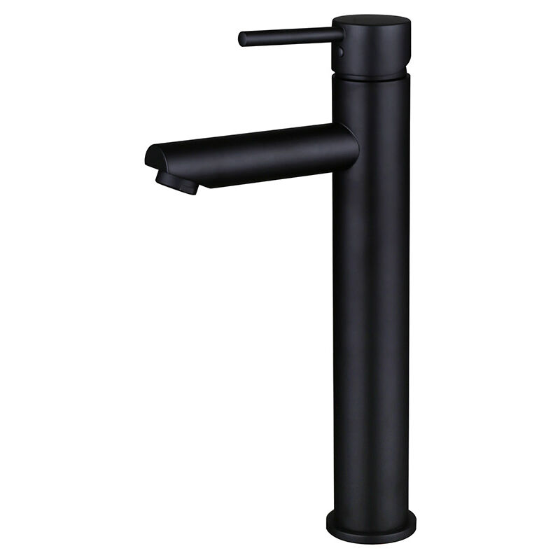 Kroos ® - Miscelatore lavabo alto in ottone nero - Corbeau