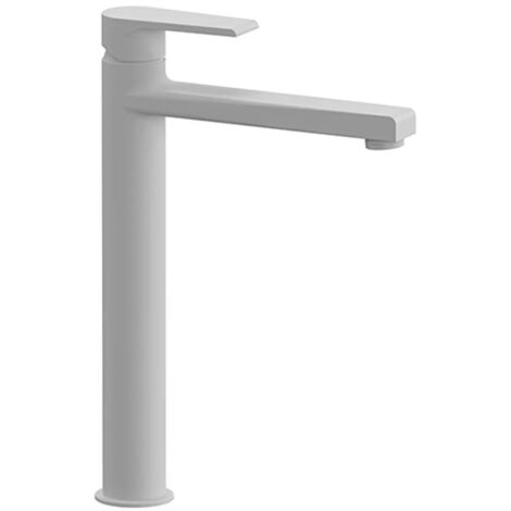 Miscelatore lavabo alto Mariani serie Artic in ottone bianco opaco