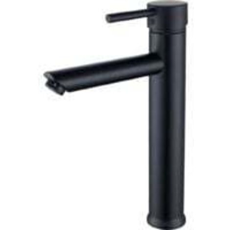 Miscelatore lavabo alto nero Miscelatore lavabo caldo e freddo Miscelatore lavabo nero