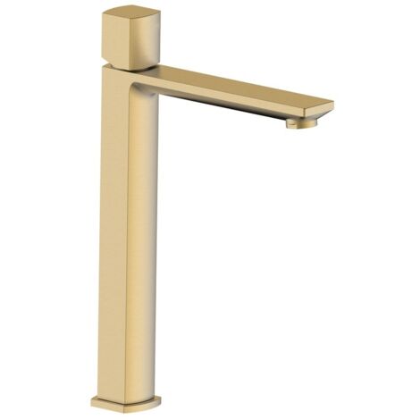 Miscelatore lavabo alto oro opaco con portata limitata - serie Marte