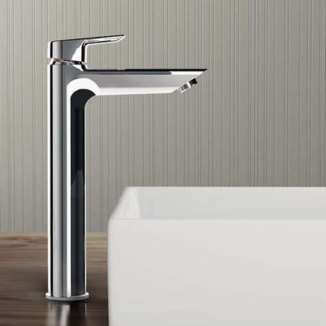 Rubinetto Miscelatore Ideal Standard.Miscelatore Lavabo Alto Per Installazione Su Piano Ideal Standard Ceramix A6552aa