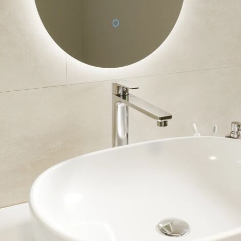 Miscelatore Lavabo Alto senza Scarico in Ottone Cromato Mod. Jane