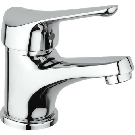 Miscelatore lavabo Ariel ottone cromato MADE IN ITALY con PILETTA DI SCARICO INCLUSA 0RE00088A21