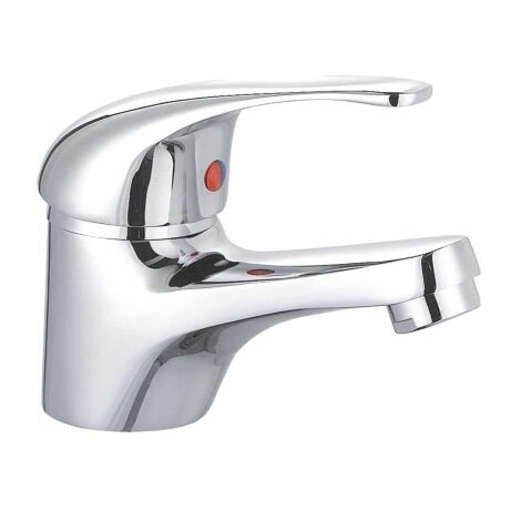 Miscelatore Lavabo Bagno Monocomando Roma Serie Star Finitura Cromata