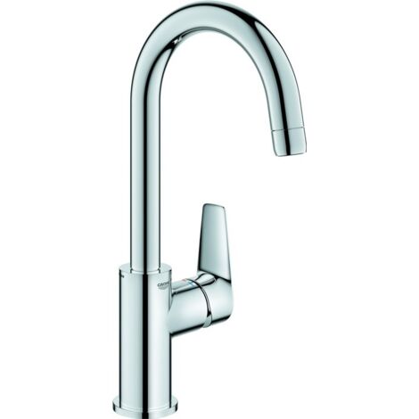 Miscelatore lavabo BauEdge 239111 Scarico PushOpen L-Size cromo