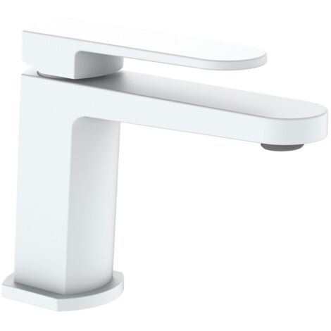 Miscelatore lavabo bianco con piletta click clack - serie Venere