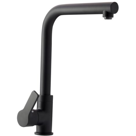 Miscelatore lavabo con beccuccio alto Capitole 2 - Nero opaco