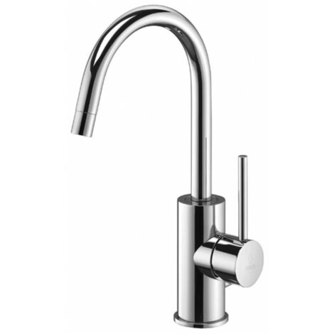 Miscelatore lavabo con canna orientabile Paffoni serie Light LIG078CR  Cromato - Ottone