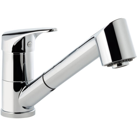 Miscelatore lavabo con doccetta estraibile Kondor Plus - cromo