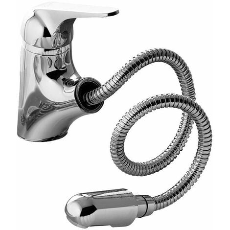 GATTONI RUBINETTERIA Miscelatore lavabo con doccia estraibile Gattoni H2omix 6007065C0 Cromo