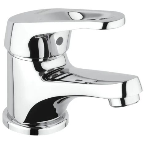 Miscelatore lavabo con piletta ottone cromato – Serie Naomi  Piralla