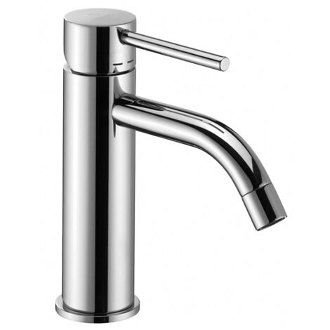 Miscelatore lavabo con scarico Clic-Clac 1”1/4G Paffoni serie Light LIG071KCR  Cromato - Ottone