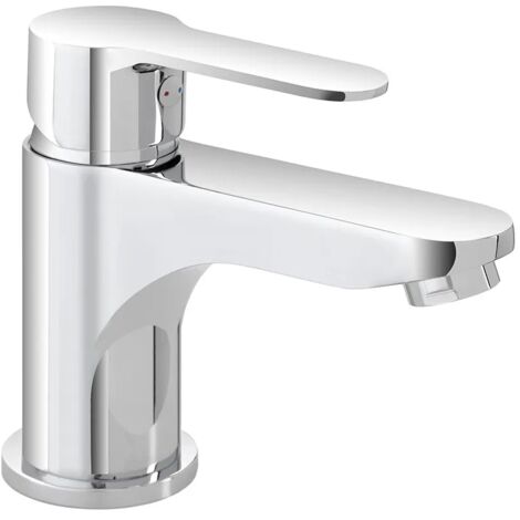 Miscelatore lavabo cromato completo di piletta click clack Zoe