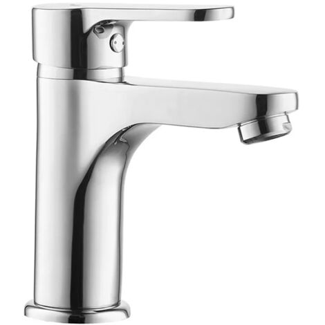 Miscelatore lavabo cromato con piletta serie Paco